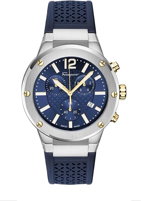 Ferragamo F-80 Chrono Collection Luxury Mens Watch Timepieces