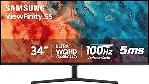 Samsung 34" ViewFinity S50GC Series Ultrawide QHD Monitor