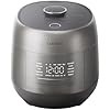 CUCKOO Twin Pressure Rice Cooker 6-Cup Uncooked / 12-Cup Cooked with Induction Heating Technology, Silent Pressure System, Open Cooking Mode, Dynamic Display, Eco Inner Pot, Gray (CRP-PHTR0609FS)